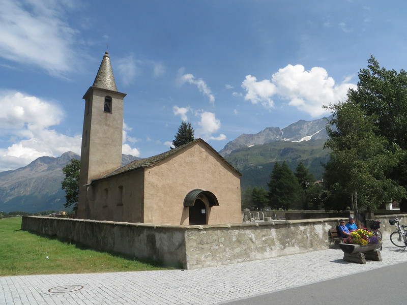 A church from the 1600&#39;s in Sils/Segl