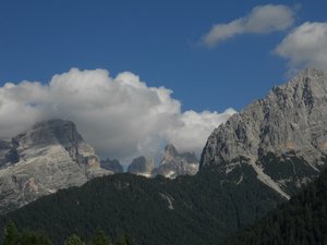 Dolomites as seen from Campo Carlo Magno