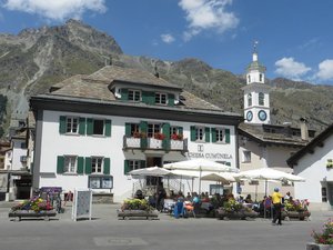the village of Sils/Segl just south of St. Moritz