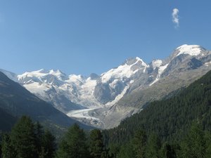 Bernina Pass glacier