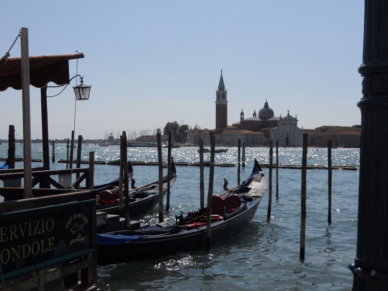 Viewing San Giorgio across the Grand Canal