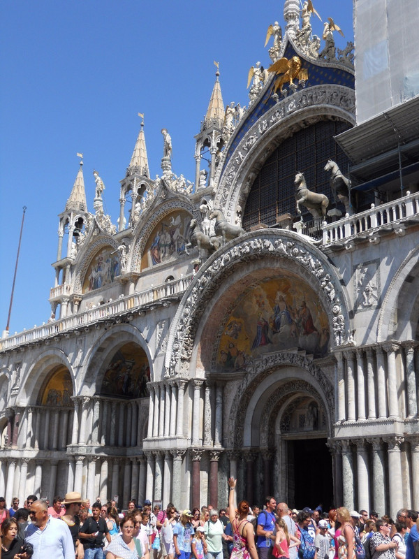 Entrance to Basilica di San Marco