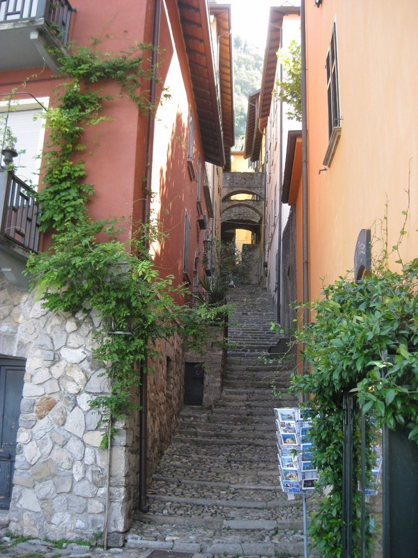 One of many stairs in Varenna