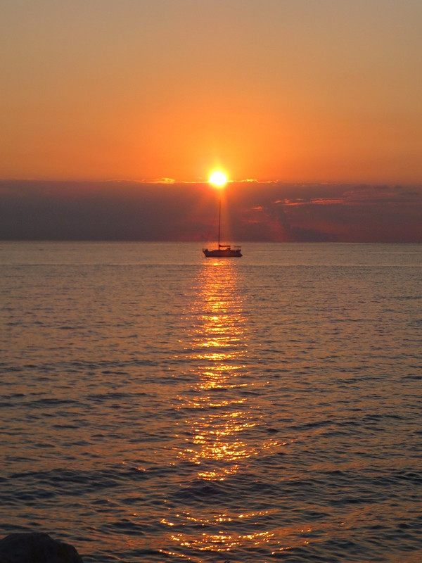 Sunrise near Antibes