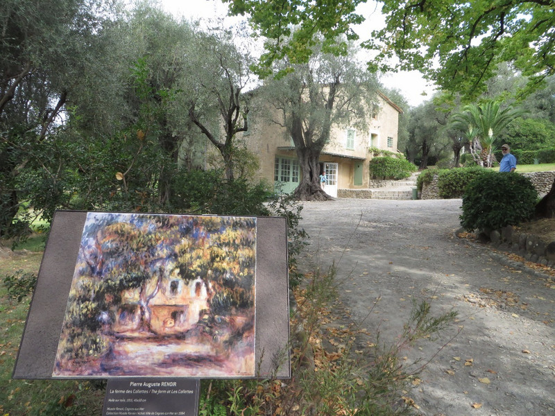 Garden setting for Renoir painting