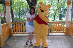 I met Pooh Bear