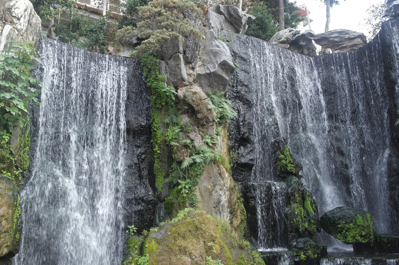 Waterfalls at Lungshan Temple