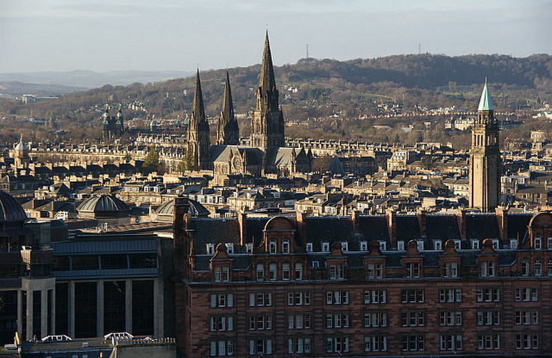 Edinburgh vista desde el castillo