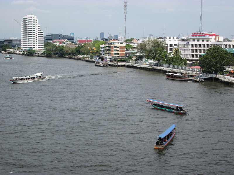 Chao Phraya from Pinklao bridge