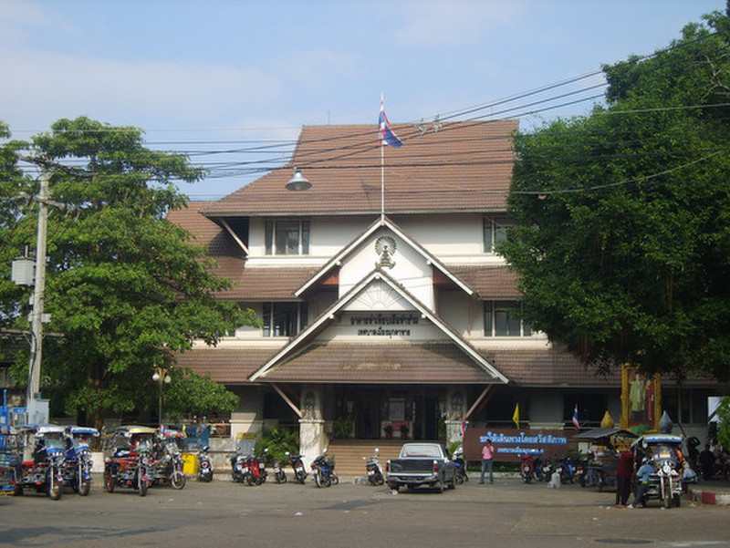 Pier for boats from Mukdahan to Savannakhet