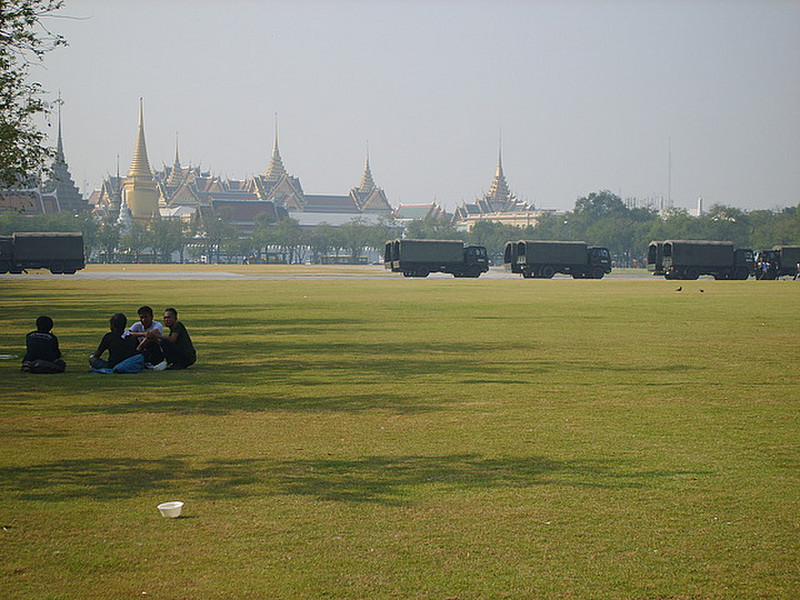 GRand Palace across Sanam Luang