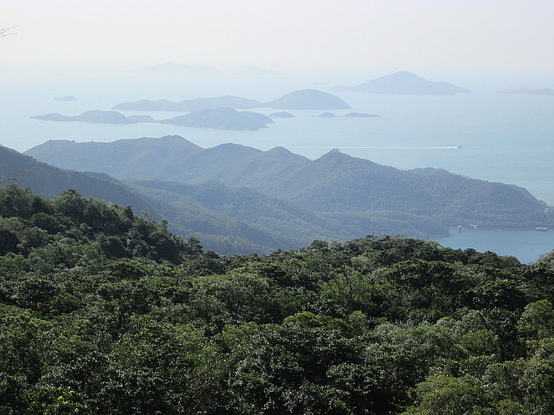 View from Tien Tan Buddha, Lantau Island