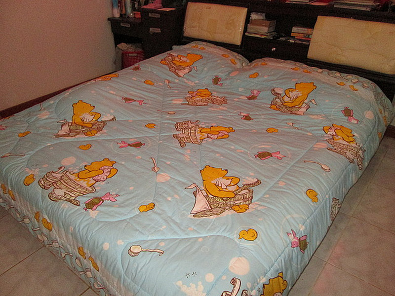 To bed with Winnie the Pooh ...
