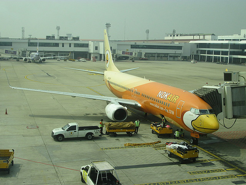 NOK Air have a real plane for a change