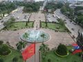 View of park from top of Patuxai