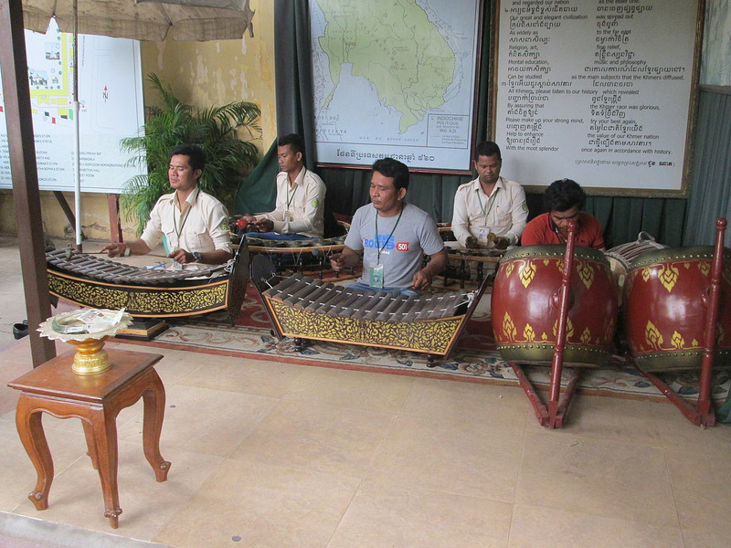 Traditional music at Royal Palace, Phnom Penh