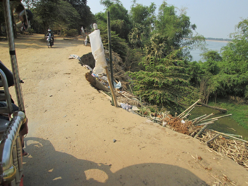 Thats what the Mekong does to the local roads