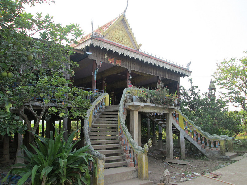 Monks quarters in village temple