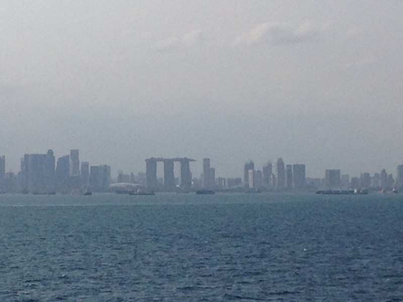 Our last view of Marina Bay Sands, Singapore 