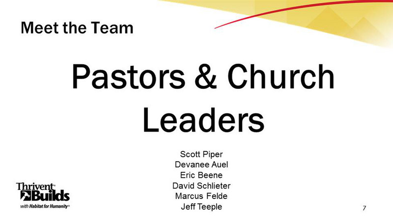 Pastors & Church Leaders