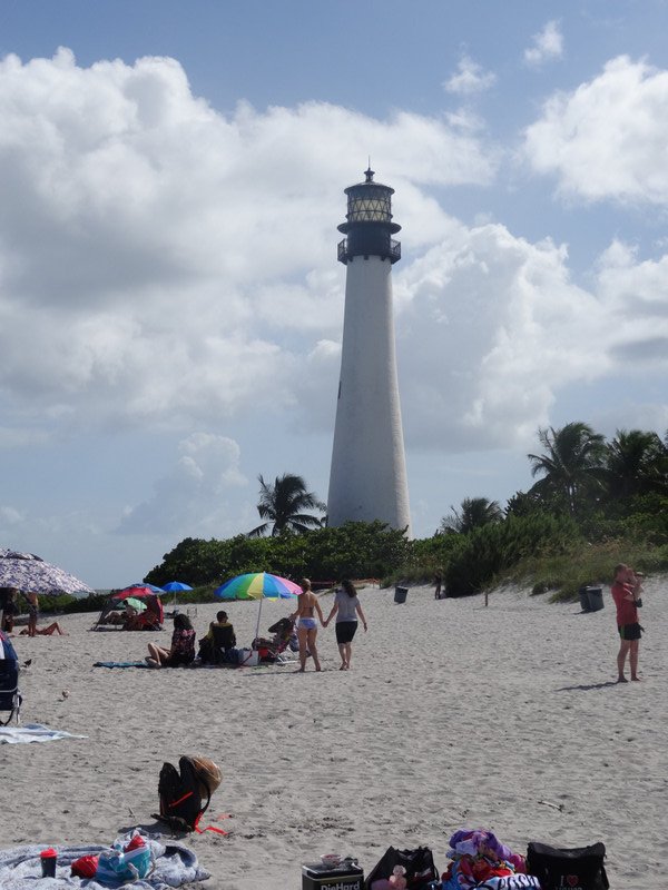 Le phare de Cape Florida et la plage