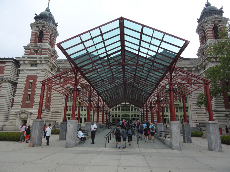 Ellis Island, l'entrée du musée