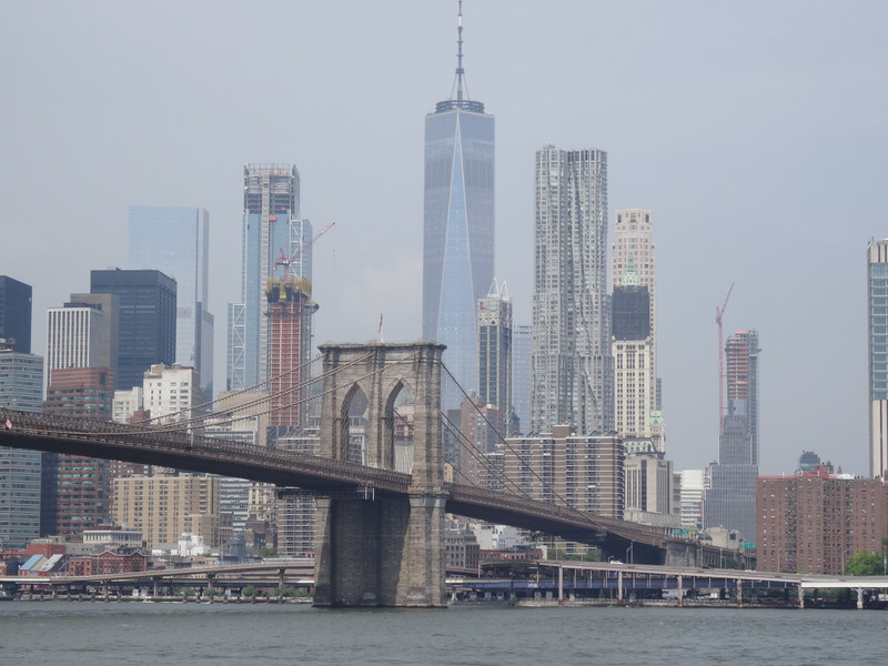 La skyline et le pont de Brooklyn