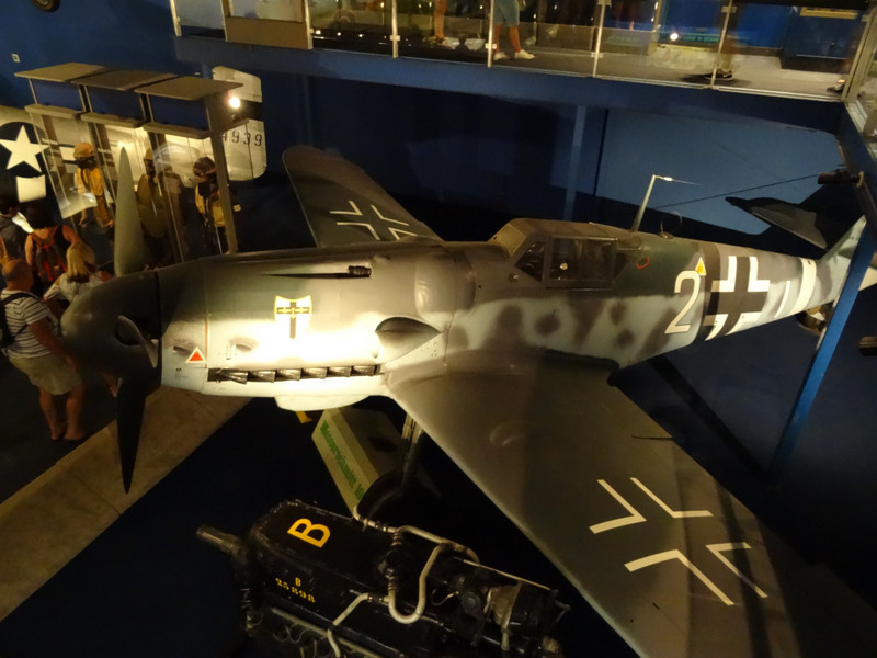 Le musée de l'air et de l'espace - Messerschmitt 109