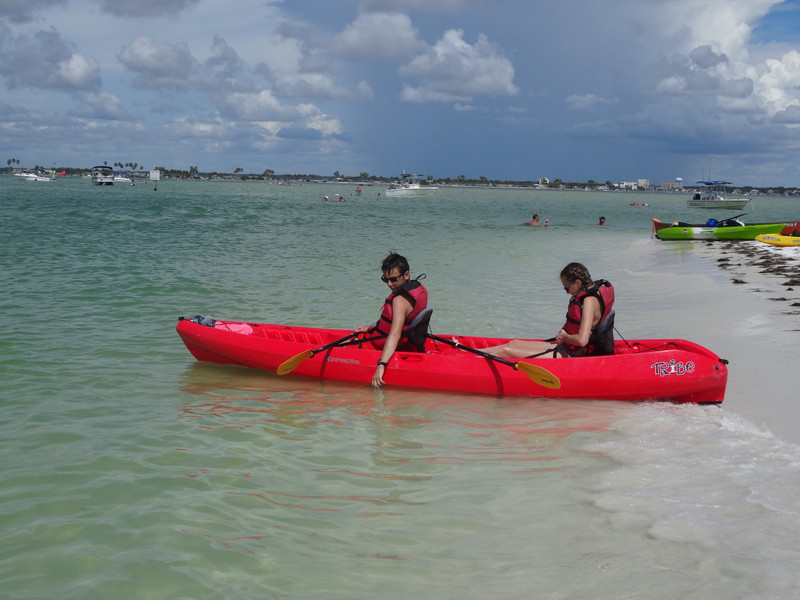 Kayaks à Caladesi Island