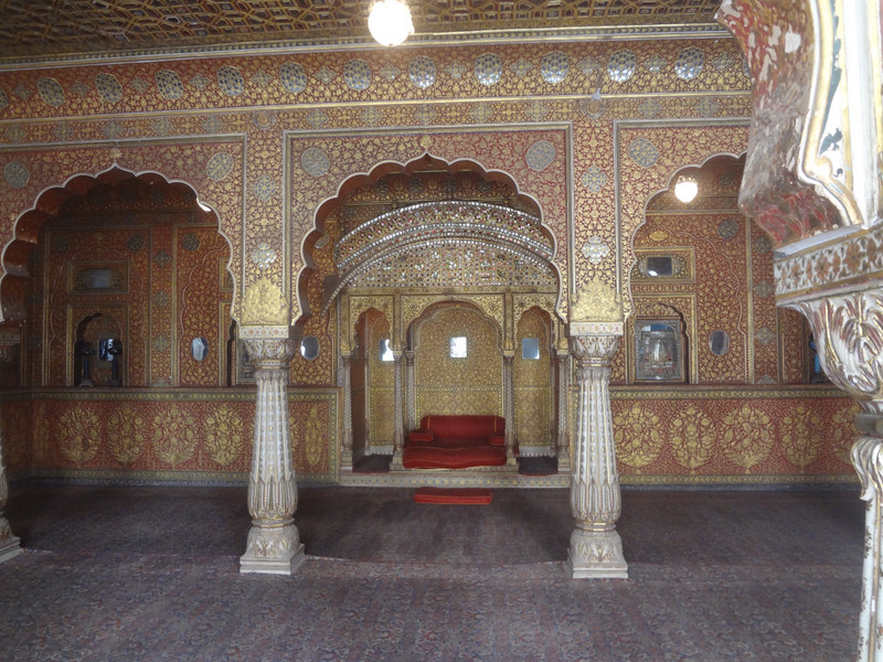 Anup Mahal walled in gold