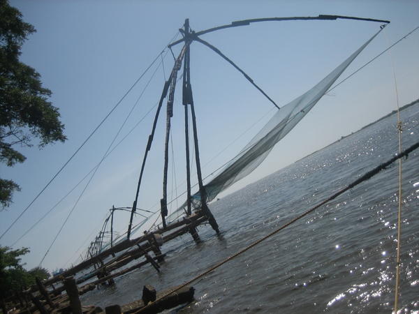 The Famous Chinese Fishing Nets @ Fort Cochin
