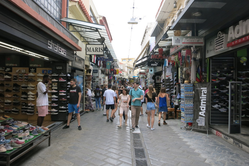 Flea market in Monastiraki neighborhood