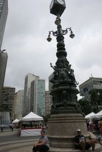 Clock in Carioca Square