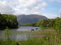 Muckross Lake surrounded by mountains