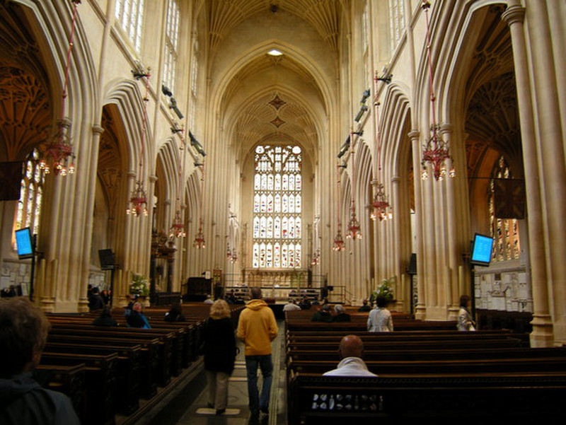 Inside of Bath Abbey