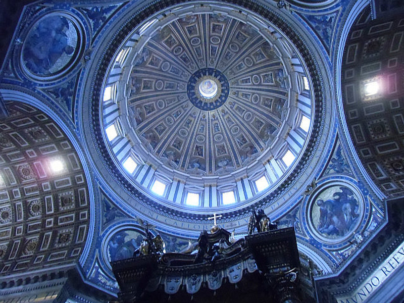Inside Dome of St Peter&#39;s