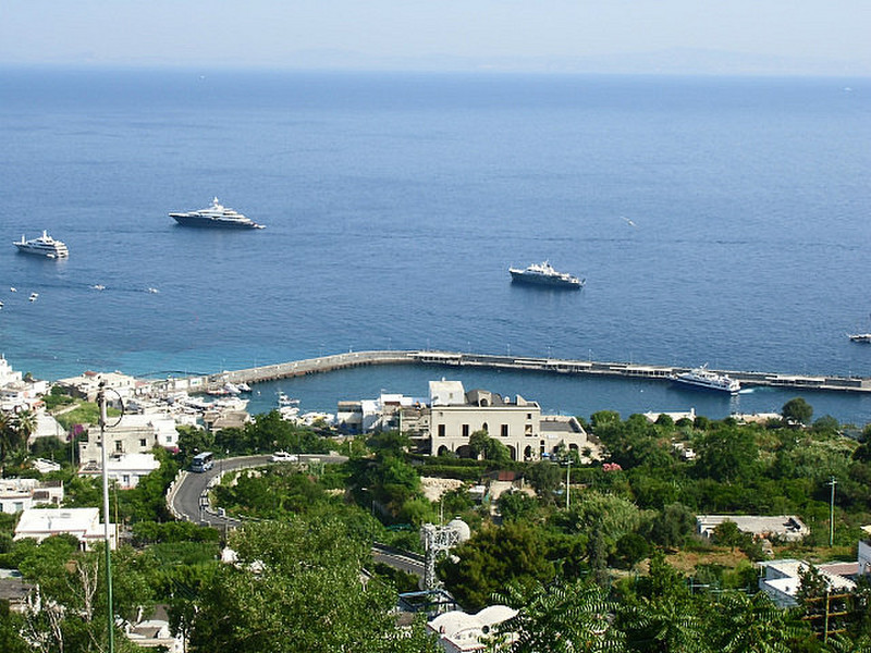 Port View of Capri