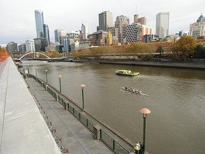 Yarra River viewed from Southbank
