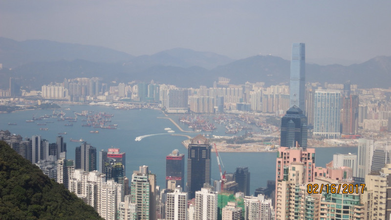 Hong Kong Island and Mainland View