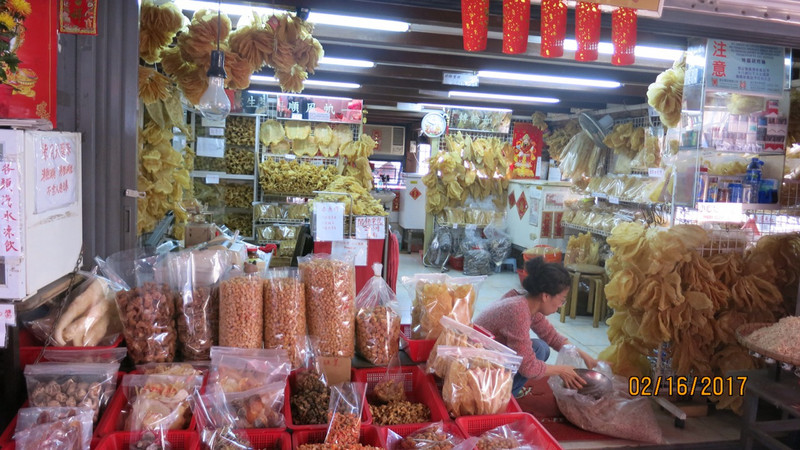 Dried Foods Sold on Tai O