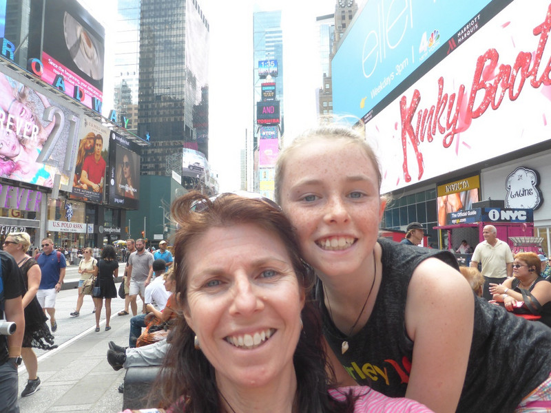 Us in Times Sqaure