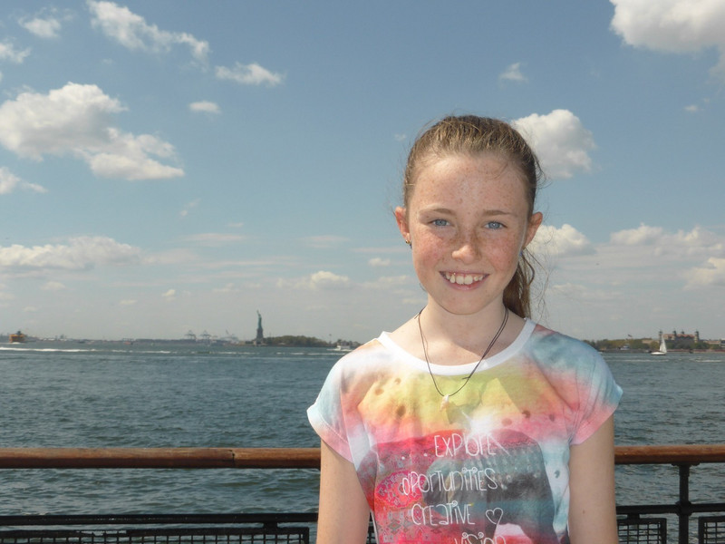 Ella at Battery Park