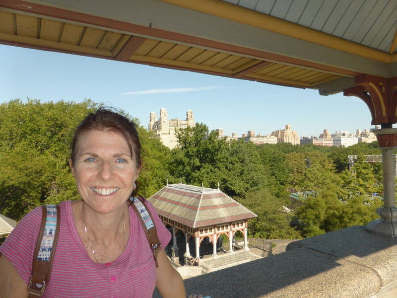 Mum at the top of Belvedere Castle