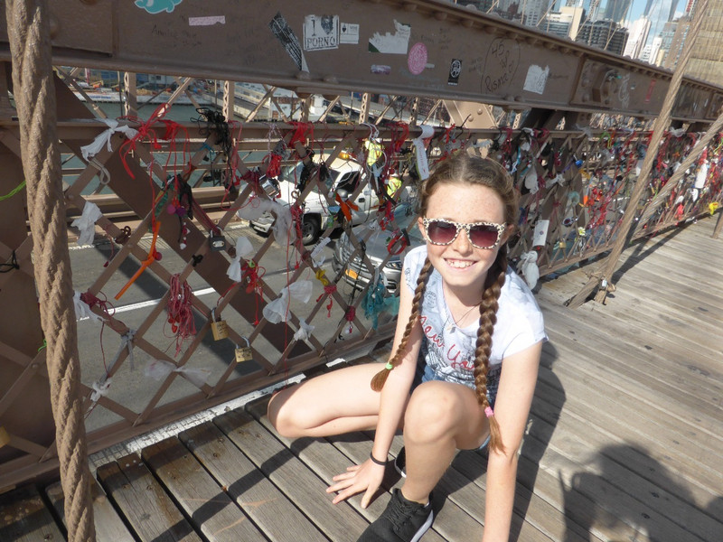 Ella on Brooklyn Bridge