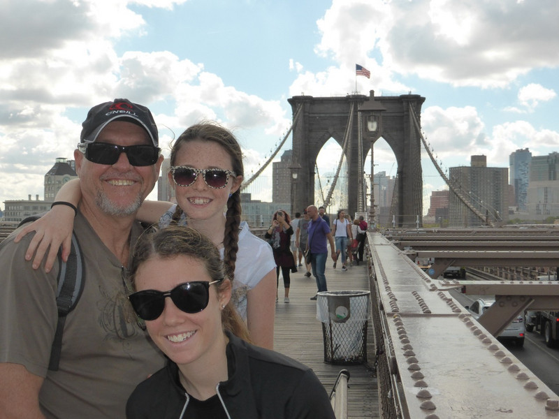Brooklyn Bridge - Kirsten, Graham and Ella