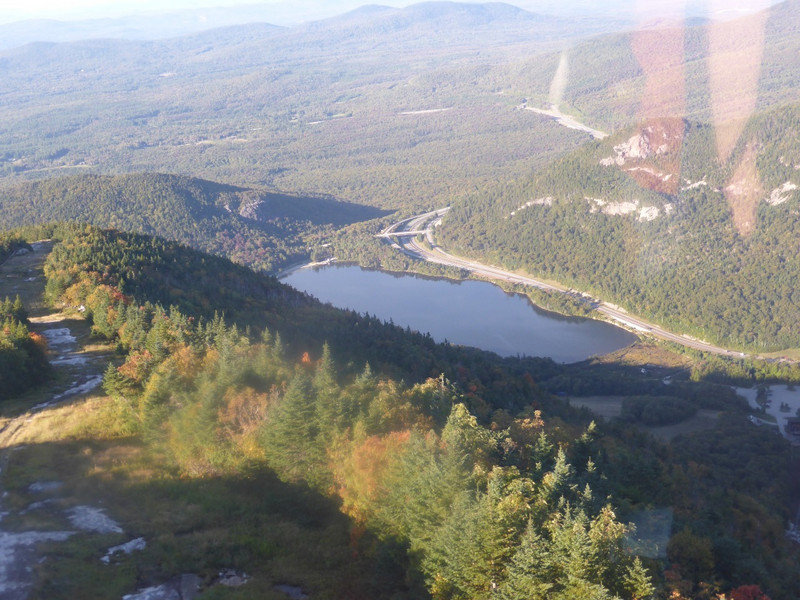 View part way up Cannon Mountain