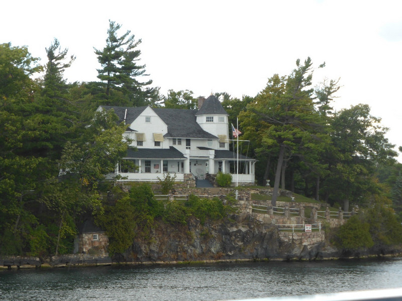 Typical house in the 1000 Islands