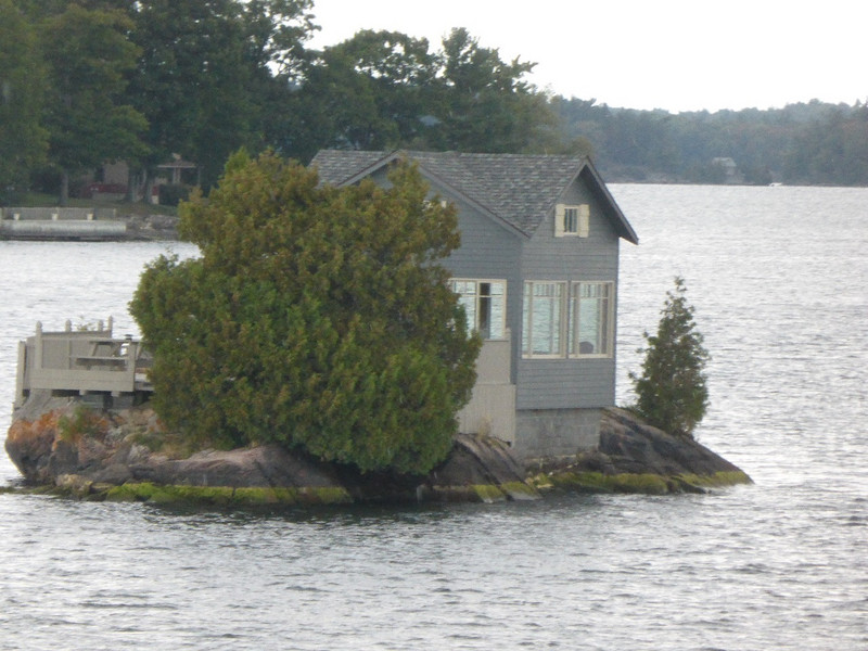 Again, small house, small island