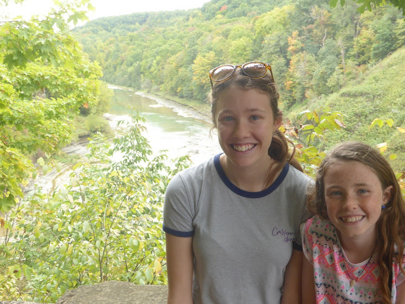 Girls at Letchworth State Park