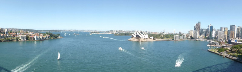 Panorama from the bridge